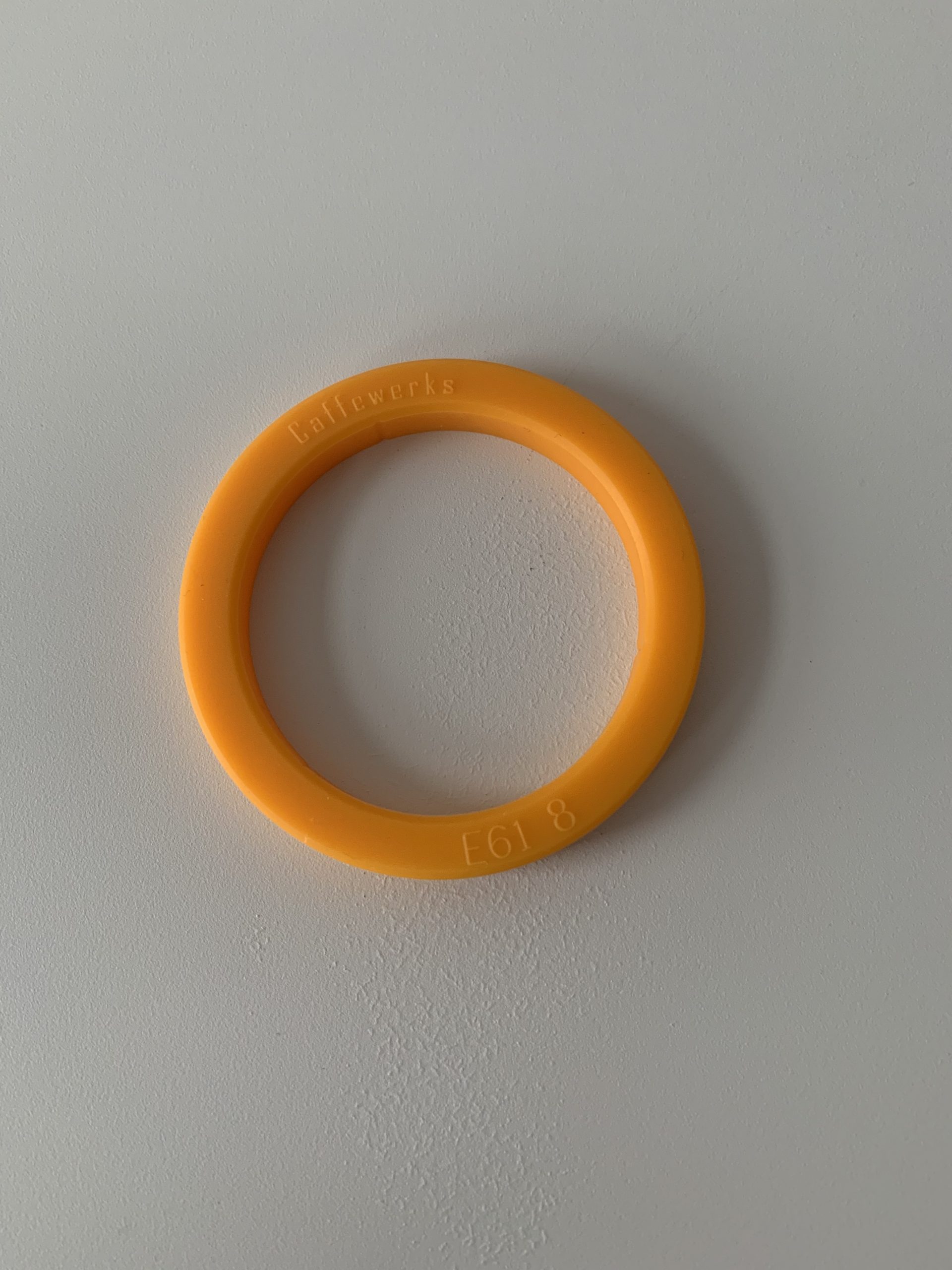 Siebträgerdichtung Silikon für 58mm E61 Brühgruppe, orange